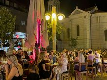 Happy Croatians on a Saturday night