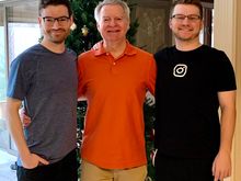 The oldest (nephew #1) on the left Is a program engineer for Instagram. Nephew #3 on the right.