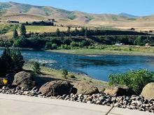 View of the Salmon river from my parents’ back patio. 