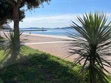Pleasant walk while listening to the sea organ play as the waves push through it
