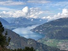 Lake Thun view from Schynigge Platte