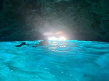 She can see daylight now. 