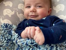 Yet another pic of Andy as I haven’t cooked a thing in days so no food to post.  (He’s cuter than any of my food anyway!)