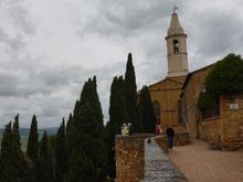 View along the ramparts