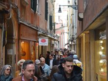 Crowded alley