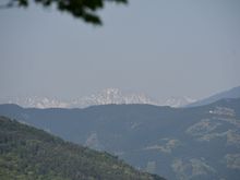 Central Alps in the distance