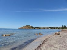 Looking towards the bluff