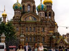 Church of the Spilled Blood. What a wedding venue.