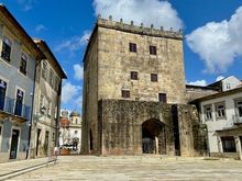 Torre da Porta Nova is one of the last remains of the old city wall