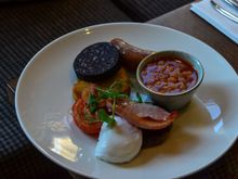 A hearty traditional breakfast.