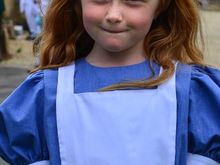 Alice in Wonderland? Or Anne of Green Gables? This girl's dad was a medical doctor specializing in overseas AIDS advising. He and I had a nice chat about some of the countries that we'd both been to over the years. 