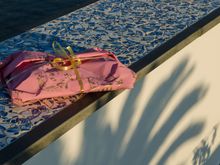 The Contes will spoil you, oft by surprise. We found this packet from Vittoria Cafe/pastry shop in our entry lobby one morning. So thoughtful. Millie Grazie!