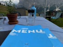 Eventually we circled around and headed back to lunch at Rifugio Emilio Comici, which has a massive menu (also known for seafood)