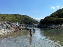 One of many lidi (privately owned beaches charging nominal entrance fee) along that coast, where you can spend the day...no other languages heard that day, save Italian...so much fun..we chatted with so many people who were so welcoming to us