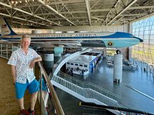Reagan’s Library foundation bought this Air Force One and moved it here. It was used by him as well as several other presidents. Very cool to be able to walk through it and see how they are equipped and laid out.