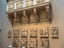 The cantorie, choir galleries, in the Museo. Once surmounted the doors of the sacristies in the cathedral. I think this one is by Donatello.