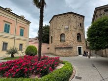 Exterior of Battistero Neoniano - Ravenna's oldest intact building
