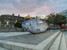 The Big Fish on the riverfront