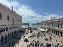 Iconic scene of St. Mark's Square