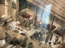 Preparing the fish for processing