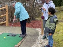 Mini golf at accommodation