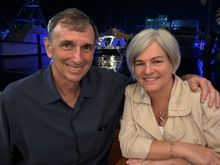 Welcome party with Sandy