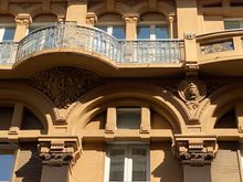 Another striking building along the Via Filangieri