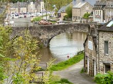 Dinan along the Rance river