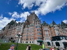 Doing our part to keep the Chateau Frontenac in the top position of most photographed hotel in the world.