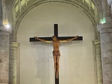 Altar with the biggest Crucifix