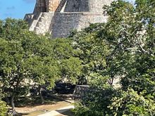 Back side of the pyramid taken from afar.