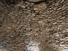 Inside Dolmen el Romeral, which has a completely different construction than the other 2 older dolmens