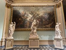 The sculptures and the painting are grand! 
