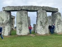 Nice shot of one outer wall.  There was an outer wall and what were called Blue Stones that were shorter.  There was one big rock that was believed to be an altar.