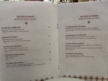 Menu at TERRANIMA, Bari