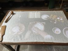 Another interesting display.  Although you can't see it from this picture, this table had a film running of a woman making a recipe.  Her hands were stirring the incredients.