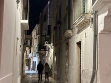 Strolling in Fasano on an October evening
