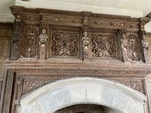Detail over the fireplace