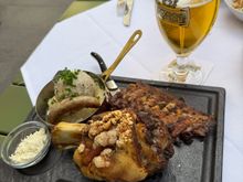 Ed's German dinner - pork shank or knuckle, I think