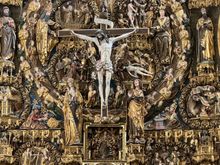 Diego de Siloé's striking altarpiece, Capilla Mayor, Cartuja de Miraflores