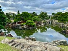 Garden in that temple 