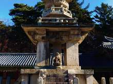 Bulguksa Temple, Gyeongju: The unconventional 8th century Dabotap Pagoda.