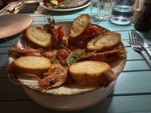 I ordered a shrimp stew. . . .