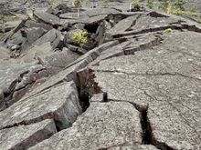 Unreal to be walking on a floor of recent lava…