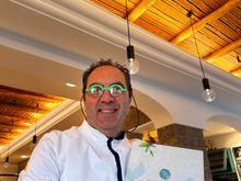 Gregarious Host, Mimmo De Gregorio--took our orders