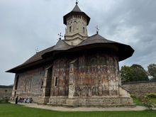 One of the painted monasteries of Bucovina in Romania