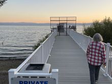 Walking out on the dock