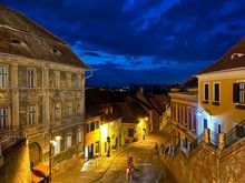 Looking down from the Liar's Bridge.