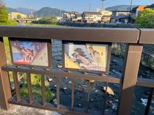 Oebashi Bridge, Ena with prints from the Sixty-Nine Stations