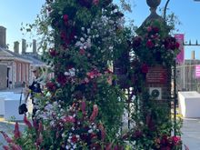 The front gate arrangement at the Show. 